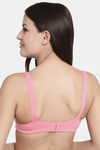 Floret Double Layered  Non Wired Full Coverage Super Support Bra - Rose Red — thumbnail 10