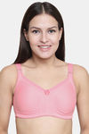 Floret Double Layered  Non Wired Full Coverage Super Support Bra - Rose Skin — thumbnail 2