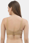 Floret Double Layered  Non Wired Full Coverage Super Support Bra - Nude Pink — thumbnail 11