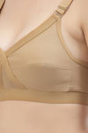 Floret Double Layered  Non Wired Full Coverage Super Support Bra - Nude Pink — thumbnail 13