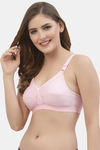 Floret Double Layered  Non Wired Full Coverage Super Support Bra - Nude Pink — thumbnail 4
