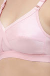 Floret Double Layered  Non Wired Full Coverage Super Support Bra - Pink Red — thumbnail 7