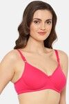 Floret Padded Non-Wired Full Coverage T-Shirt Bra - Magenta — thumbnail 4