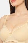 Floret Padded Non-Wired Full Coverage T-Shirt Bra - Skin — thumbnail 5