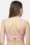 Floret Double Layered Non-Wired Full Coverage Maternity / Nursing Bra - Pink — thumbnail 2