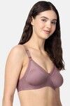 Floret Double Layered Non-Wired Full Coverage Maternity / Nursing Bra - Wood — thumbnail 3