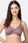 Floret Double Layered Non-Wired Full Coverage Maternity / Nursing Bra - Wood — thumbnail 4