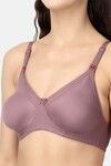 Floret Double Layered Non-Wired Full Coverage Maternity / Nursing Bra - Wood — thumbnail 5