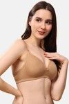 Floret Padded Non-Wired Medium Coverage T-Shirt Bra - Nude — thumbnail 3