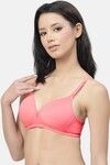 Floret Padded Non-Wired Medium Coverage T-Shirt Bra - Rose — thumbnail 3