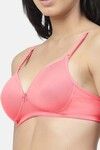 Floret Padded Non-Wired Medium Coverage T-Shirt Bra - Rose — thumbnail 5