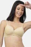 Floret Padded Non-Wired Medium Coverage T-Shirt Bra - Skin — thumbnail 4