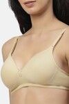 Floret Padded Non-Wired Medium Coverage T-Shirt Bra - Skin — thumbnail 5