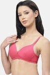 Floret Padded Non-Wired Medium Coverage T-Shirt Bra - Tomato — thumbnail 3