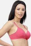 Floret Padded Non-Wired Medium Coverage T-Shirt Bra - Tomato — thumbnail 4