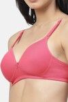 Floret Padded Non-Wired Medium Coverage T-Shirt Bra - Tomato — thumbnail 5