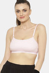 Floret Medium Impact Seamless Sports Bra - Pink — thumbnail 1