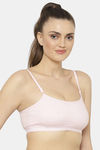 Floret Medium Impact Seamless Sports Bra - Pink — thumbnail 3