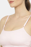 Floret Medium Impact Seamless Sports Bra - Pink — thumbnail 5