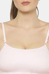 Floret Medium Impact Seamless Sports Bra - Pink — thumbnail 6
