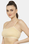 Floret Medium Impact Seamless Sports Bra - Skin — thumbnail 4