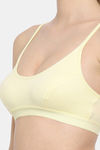 Floret Medium Impact Slip On Sports Bra - Lemon — thumbnail 6