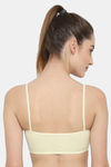 Floret Medium Impact Seamless Sports Bra - Lemon — thumbnail 2