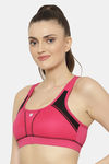 Floret High Impact Seamless Sports Bra - Magenta — thumbnail 4