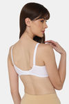 Naidu Hall Single Layered Non Wired Medium Coverage T-Shirt Bra - White — thumbnail 4
