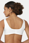Naiduhall Non Wired Non Padded High Coverage Saree Bra - White — thumbnail 4