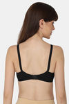 Naidu Hall Single Layered Non Wired 3/4th Coverage T-Shirt Bra - Black — thumbnail 4