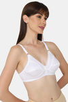 Naidu Hall Single Layered Non Wired 3/4th Coverage T-Shirt Bra - White — thumbnail 2