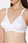 Naidu Hall Single Layered Non Wired 3/4th Coverage T-Shirt Bra - White — thumbnail 6