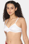 Naidu Hall Single Layered Non Wired Medium Coverage T-Shirt Bra - White — thumbnail 3