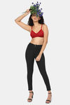 Naidu Hall Single Layered Non Wired Medium Coverage T-Shirt Bra - Red — thumbnail 5