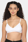 Naidu Hall Single Layered Non Wired Medium Coverage T-Shirt Bra - White — thumbnail 1