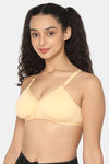 Naidu Hall Single Layered Non Wired Medium Coverage Super Support Bra - Skin — thumbnail 3