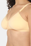 Naidu Hall Single Layered Non Wired Medium Coverage Super Support Bra - Skin — thumbnail 6