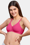 Naidu Hall Double Layered Non Wired Full Coverage T-Shirt Bra - Fuchsia — thumbnail 1
