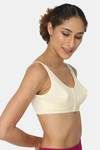 Naidu Hall Double Layered Non Wired Full Coverage Blouse Bra - Skin — thumbnail 2