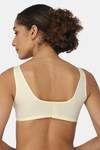 Naidu Hall Double Layered Non Wired Full Coverage Blouse Bra - Skin — thumbnail 4