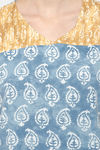 Naidu Hall Cotton Full Length Nightdress - Blue — thumbnail 6