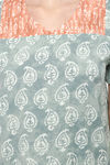 Naidu Hall Cotton Full Length Nightdress - Green — thumbnail 6