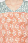 Naidu Hall Cotton Full Length Nightdress - Peach — thumbnail 6
