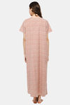 Naidu Hall Cotton Full Length Nightdress - Pink — thumbnail 4