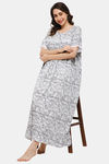 Naidu Hall Cotton Full Length Nightdress - White — thumbnail 5
