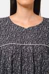 Naidu Hall Cotton Full Length Nightdress - Grey — thumbnail 6