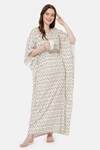 Naidu Hall Cotton Full Length Nightdress - White — thumbnail 6
