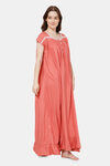 Naidu Hall Cotton Full Length Nightdress - Pink — thumbnail 2