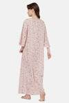 Naidu Hall Cotton Full Length Nightdress - Pink — thumbnail 4